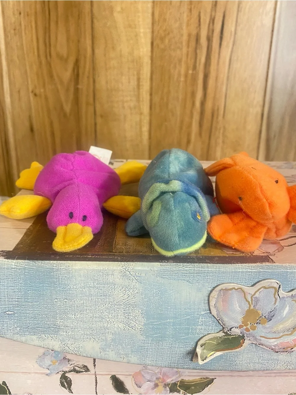 TY Teenie Beanie Babies Set of 8 Plush Stuffed Animals Vintage Collectibles